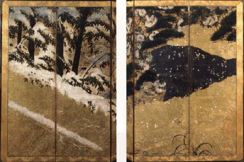 unknow artist The Four Seasons with the Sun and the Moon